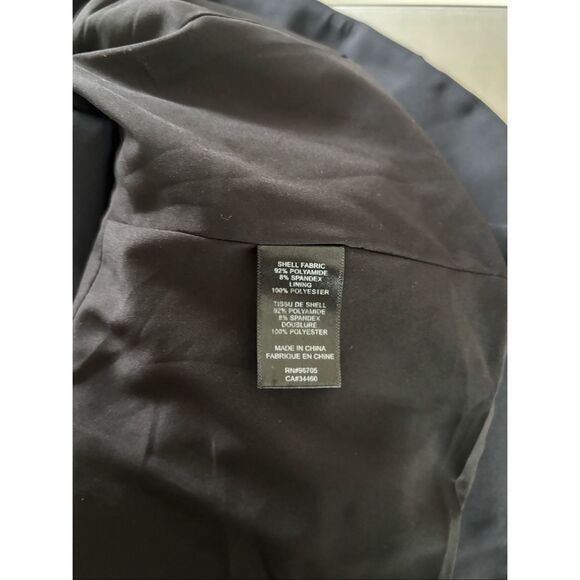 REBECCA TAYLOR Black Peplum Jacket Hook Eye Closure Blazer Women’s Size 6 - Picture 2 of 13